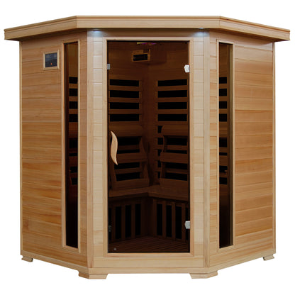 Tucson 4-Person Corner Infrared Sauna