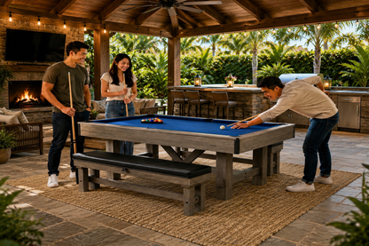 Logan 7' Pool Table Combo Set