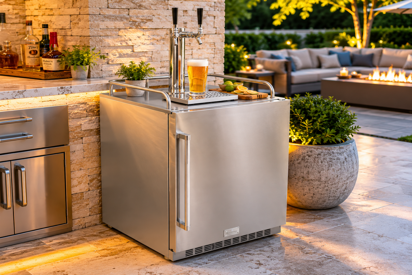 Luxury Outdoor Kegerator