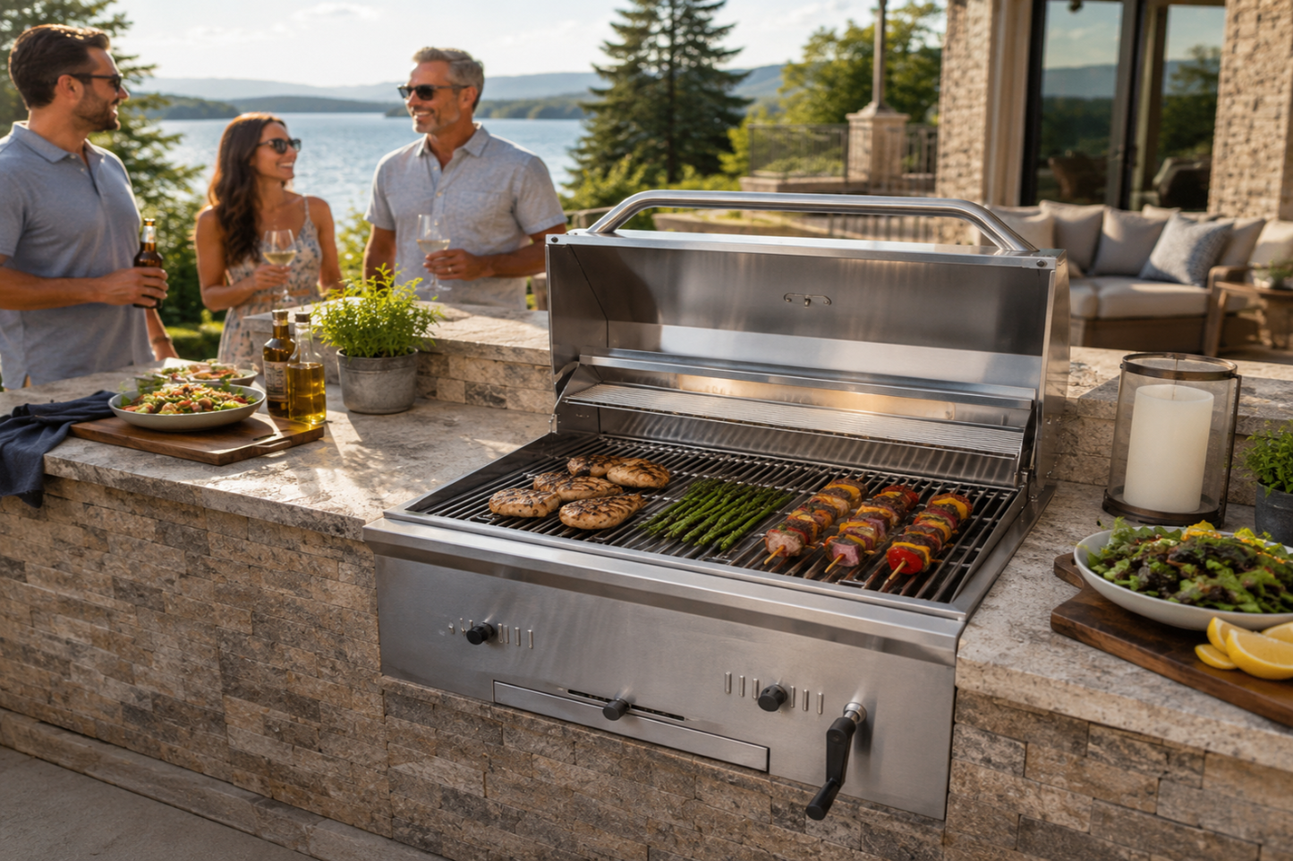 Kokomo 32” Built-In Charcoal Grill