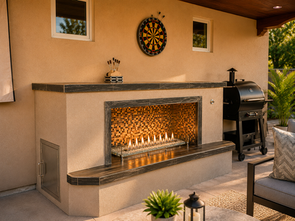 The Entertainer Outdoor Fireplace