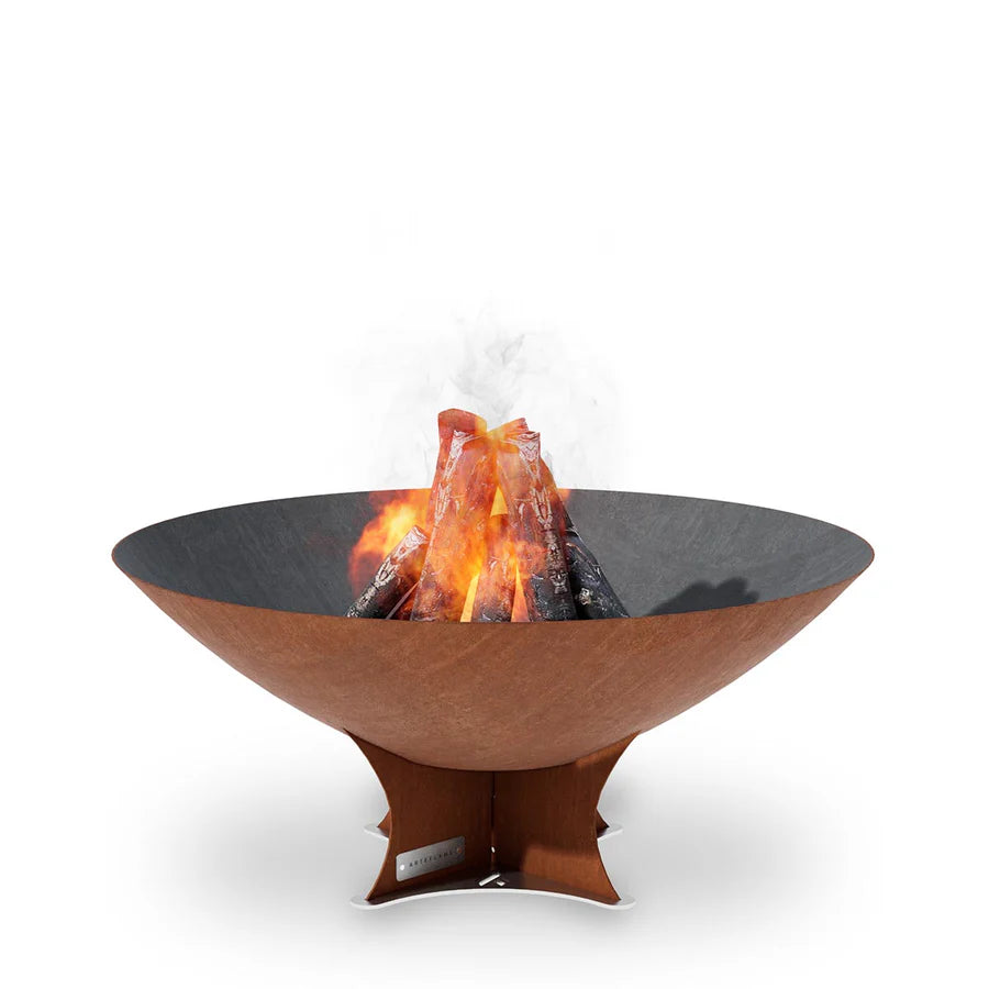 Arteflame Classic 40″ - Fire Pit (CORTEN Bowl; Short Round / Short Euro / Built-In No Base)
