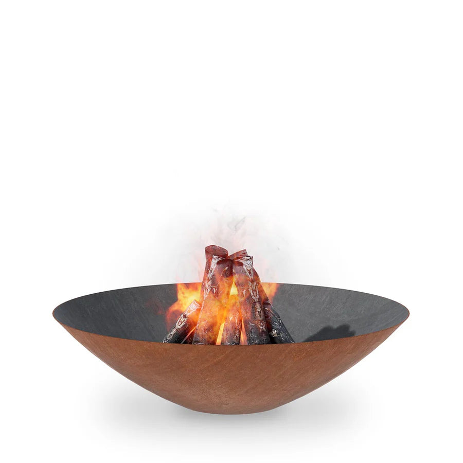 Arteflame Classic 40″ - Fire Pit (CORTEN Bowl; Short Round / Short Euro / Built-In No Base)