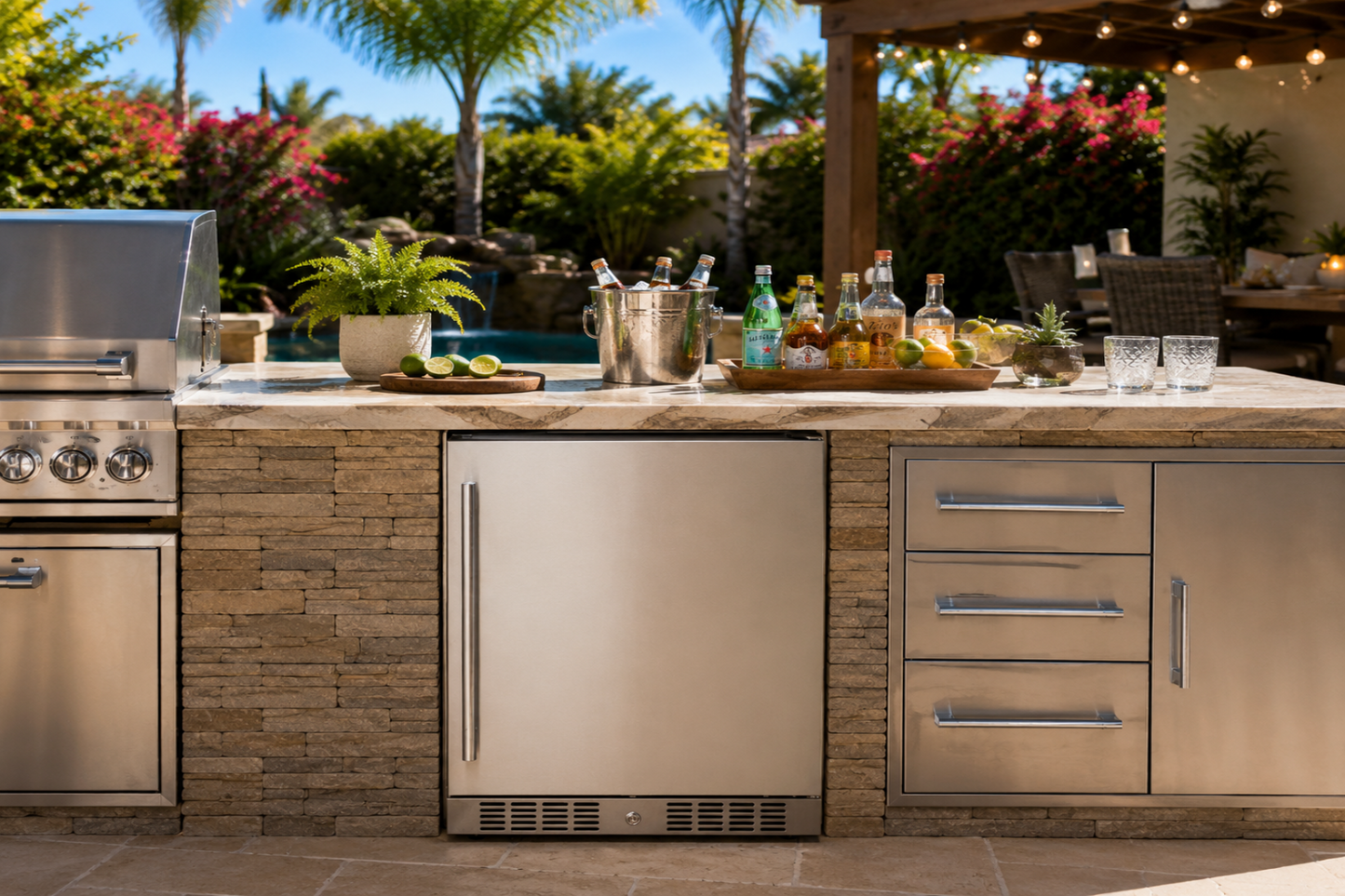 Luxury Outdoor Refrigerator