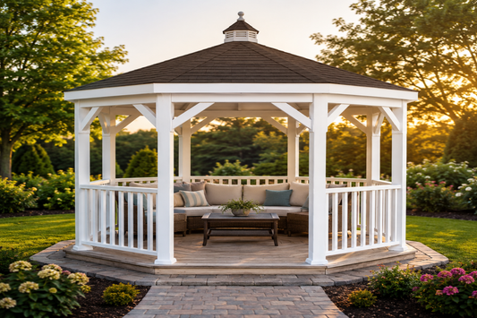 The White Vinyl Gazebo