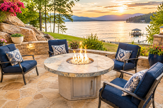 Bahama Outdoor Fire Table