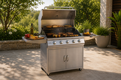 KoKoMo 40" 5 Burner Cart Grill