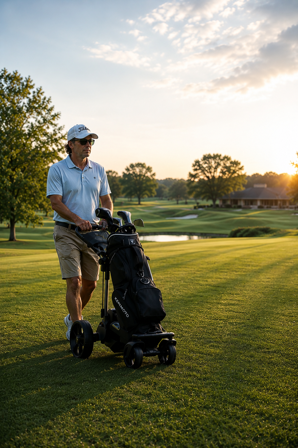 KEMIMOTO ApexR Electric Golf Push Cart