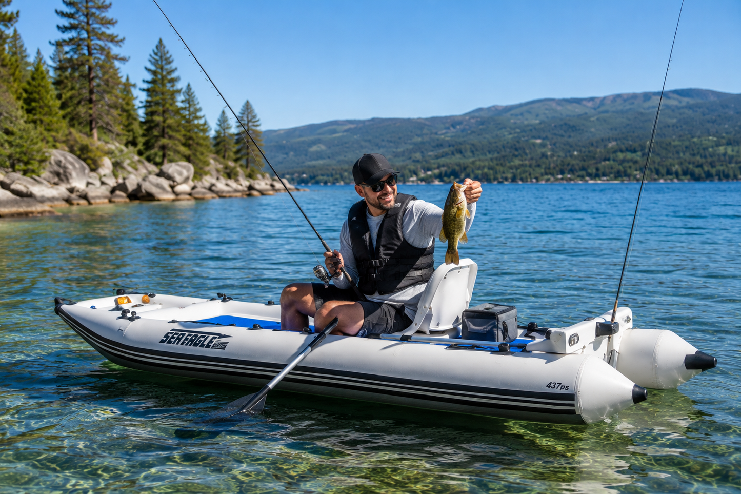 Paddleski™ Inflatable Boat - Solo