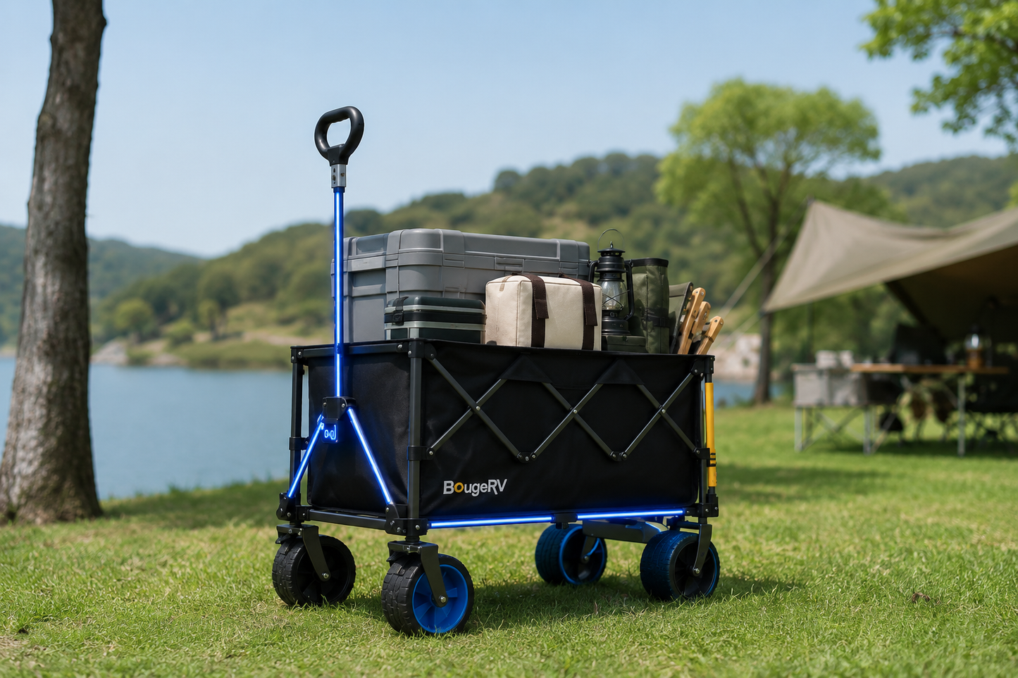 BougeRV Electric Foldable Camping Wagon