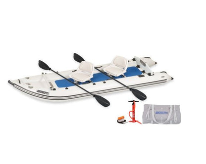 Paddleski™ Inflatable Boat - 2 Person Swivel Seat
