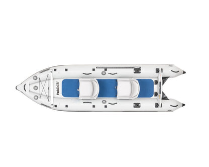 Paddleski™ Inflatable Boat - 2 Person Swivel Seat