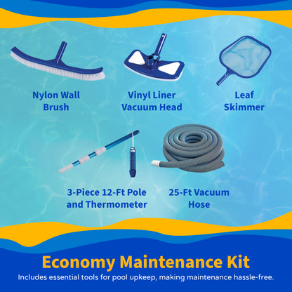 Blue Wave Belize 24' Round Pool