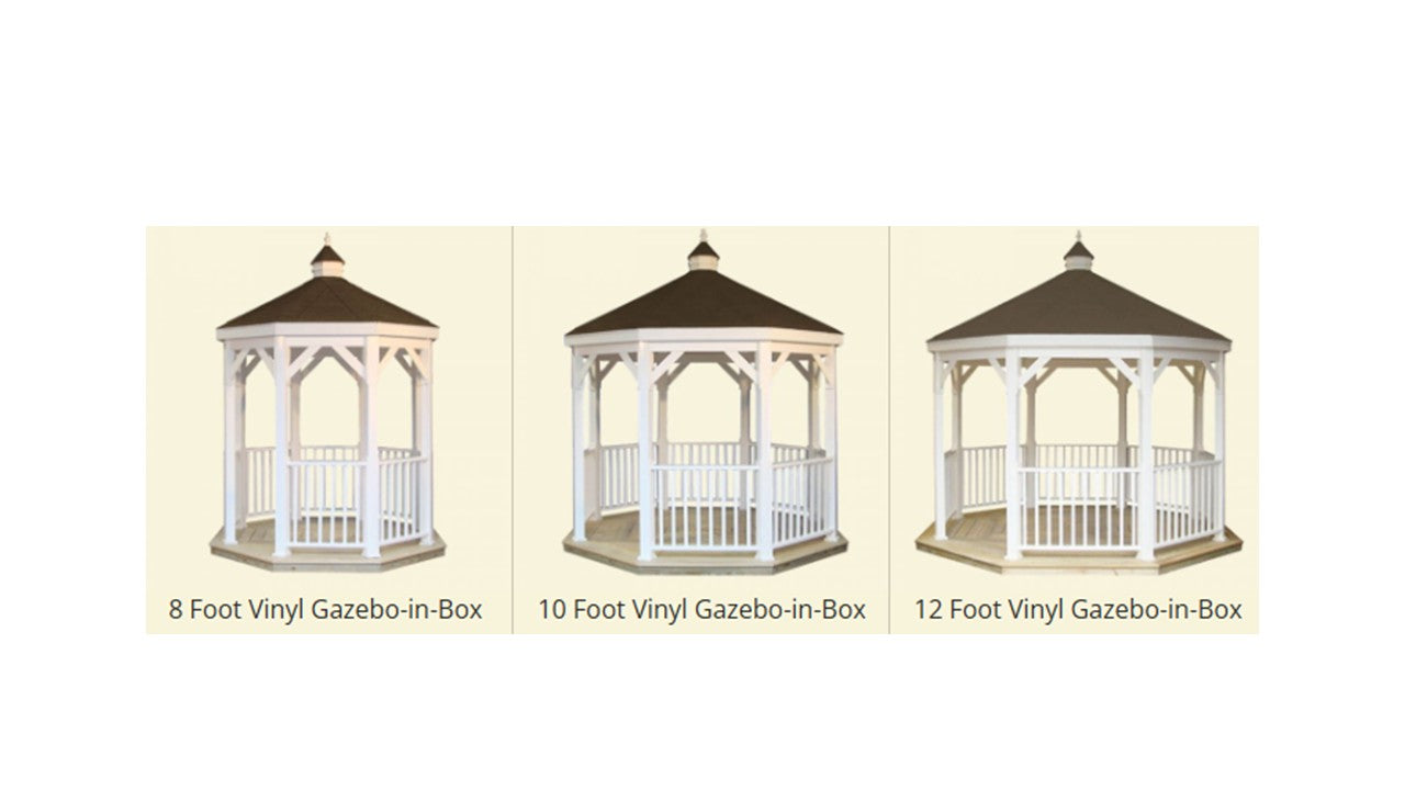 The White Vinyl Gazebo