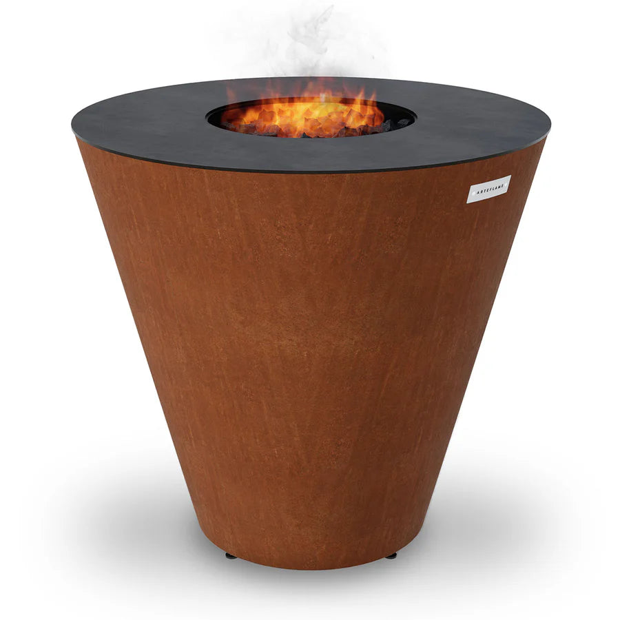 XXL Flat-Top Charcoal Grill & Fire Bowl