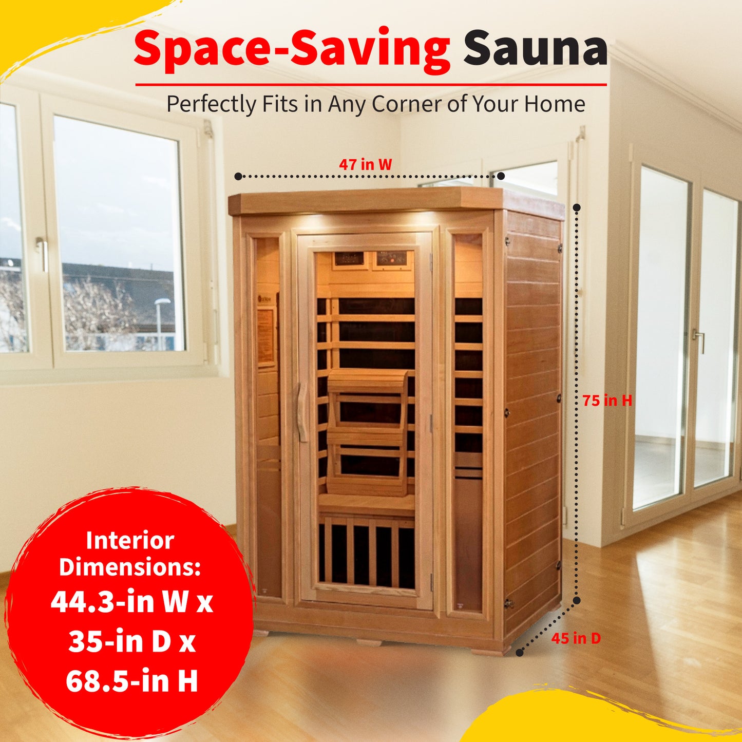 Sonoma 2-Person Infrared Sauna