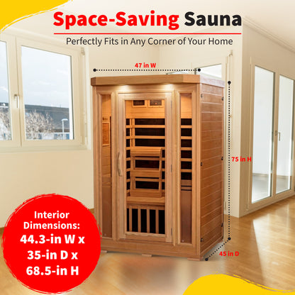 Sonoma 2-Person Infrared Sauna