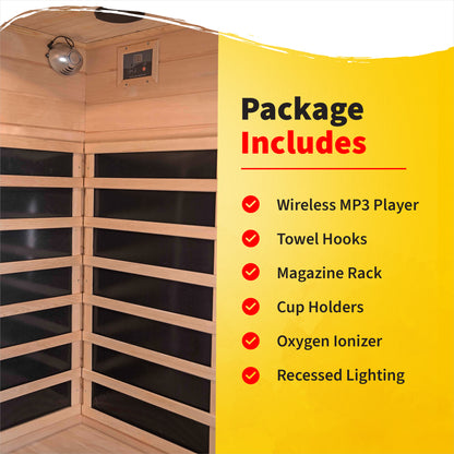 Sonoma 2-Person Infrared Sauna