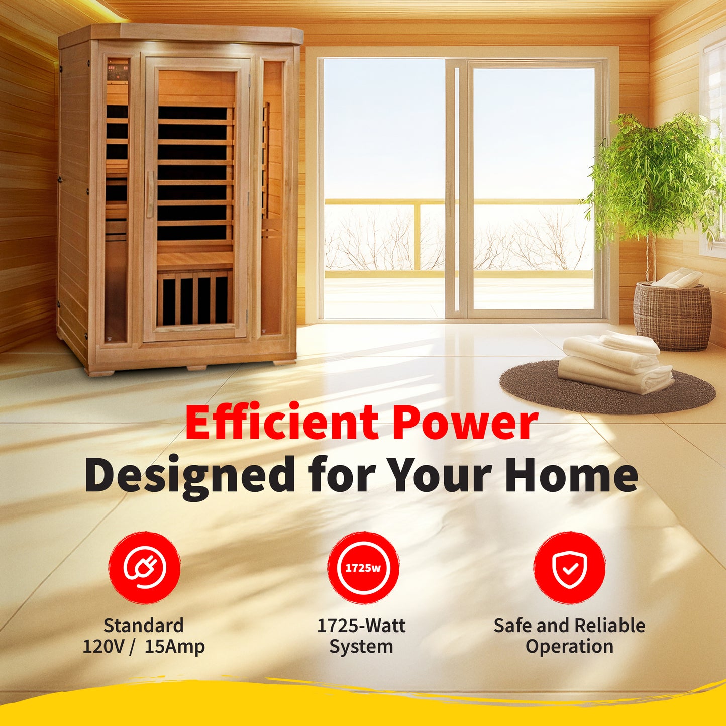 Sonoma 2-Person Infrared Sauna