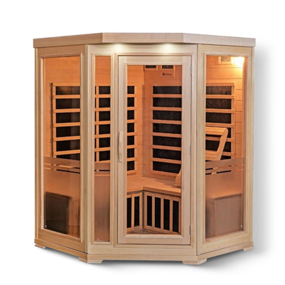 Sonoma 3-Person Infrared Corner Sauna