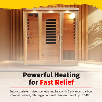 Sonoma 4-Person Infrared Sauna