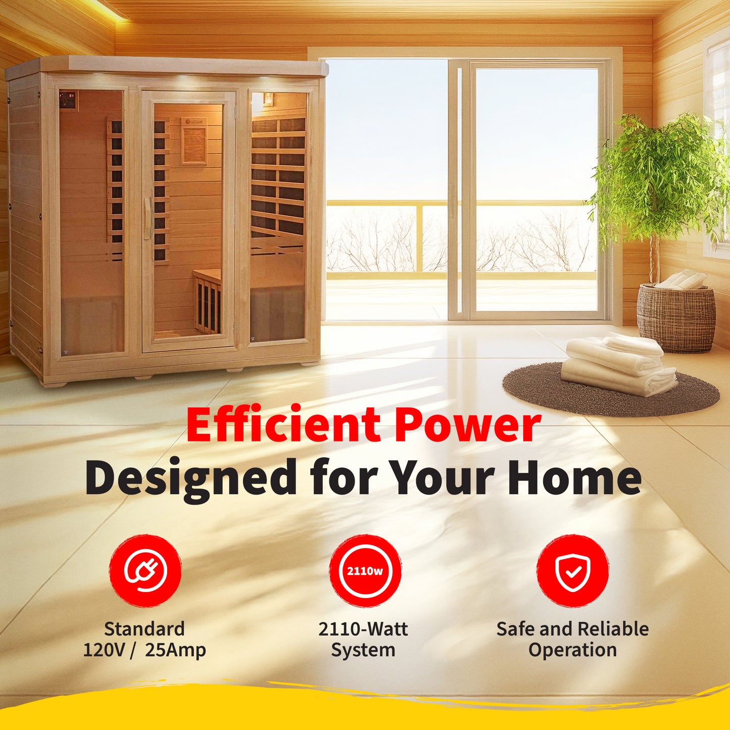 Sonoma 4-Person Infrared Sauna