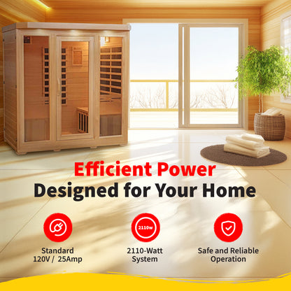Sonoma 4-Person Infrared Sauna