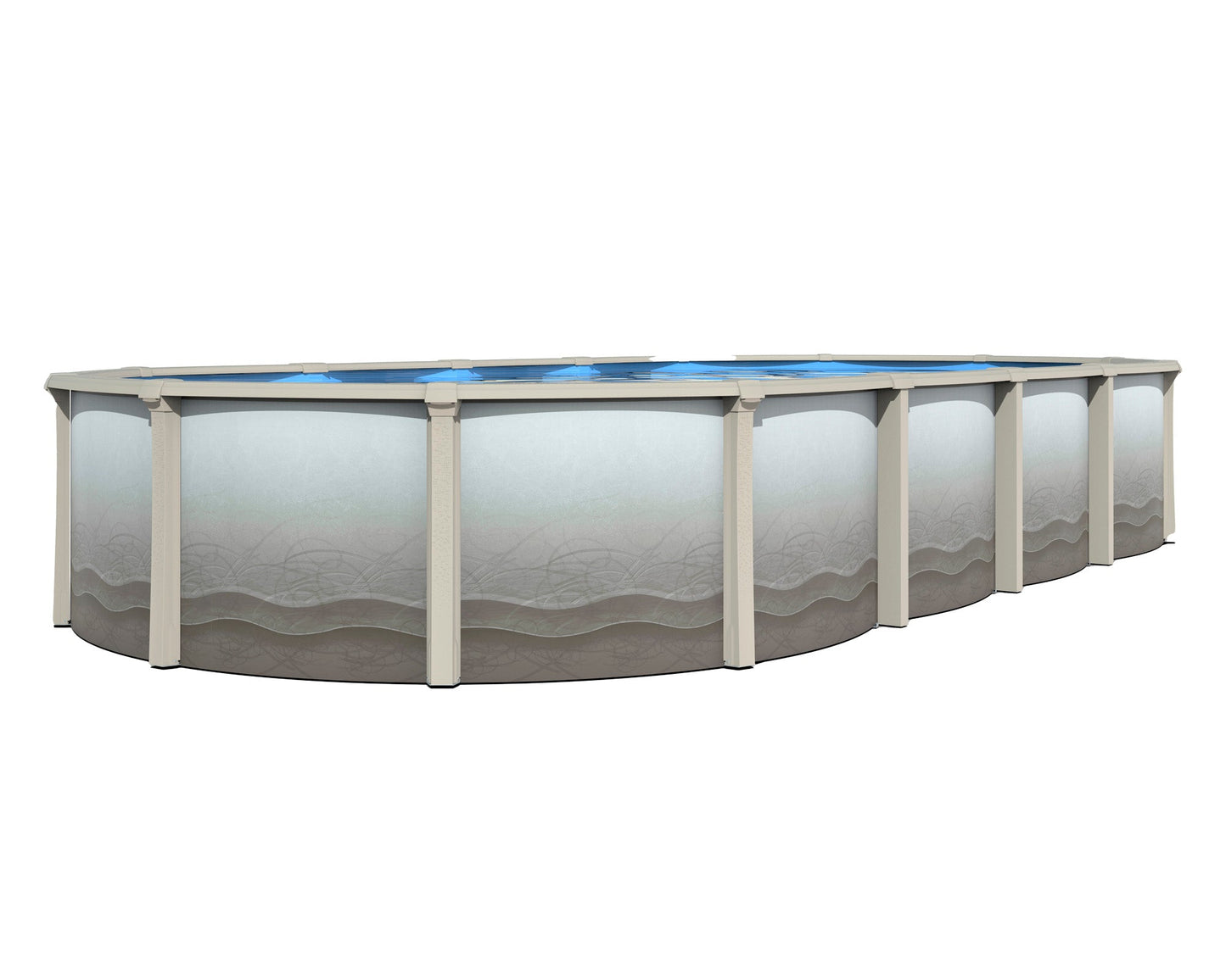 Blue Wave Trinity 15' x 30' Oval Pool