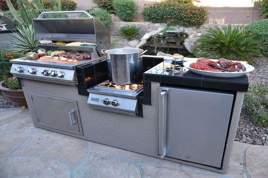 KoKoMo 4 Burner Grill Island